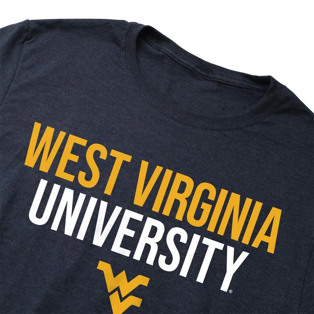West Virginia University Stacked Unisex Adult Heathered Premium T Shirt sold by Zulily product image thumbnail 3