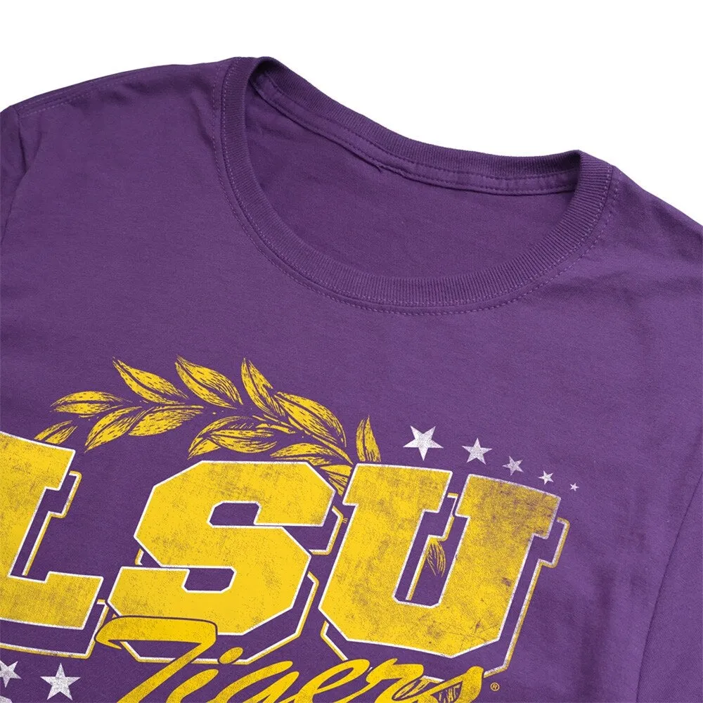 Louisiana State University Tigers Classic Football Unisex Adult Premium T Shirt sold by Zulily product image thumbnail 5