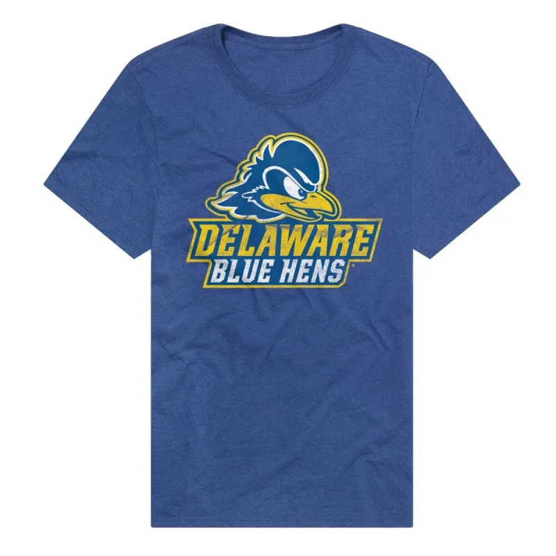 University of Delaware Primary Logo Unisex Adult Heathered Premium T Shirt sold by Zulily