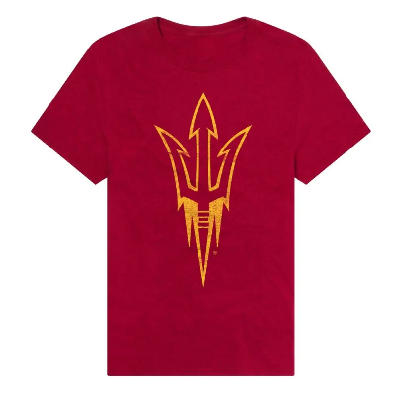 Arizona State University Primary Logo Unisex Adult Heathered Premium T Shirt sold by Zulily