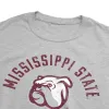 Mississippi State University Bulldogs Unisex Adult Heathered Premium T Shirt sold by Zulily