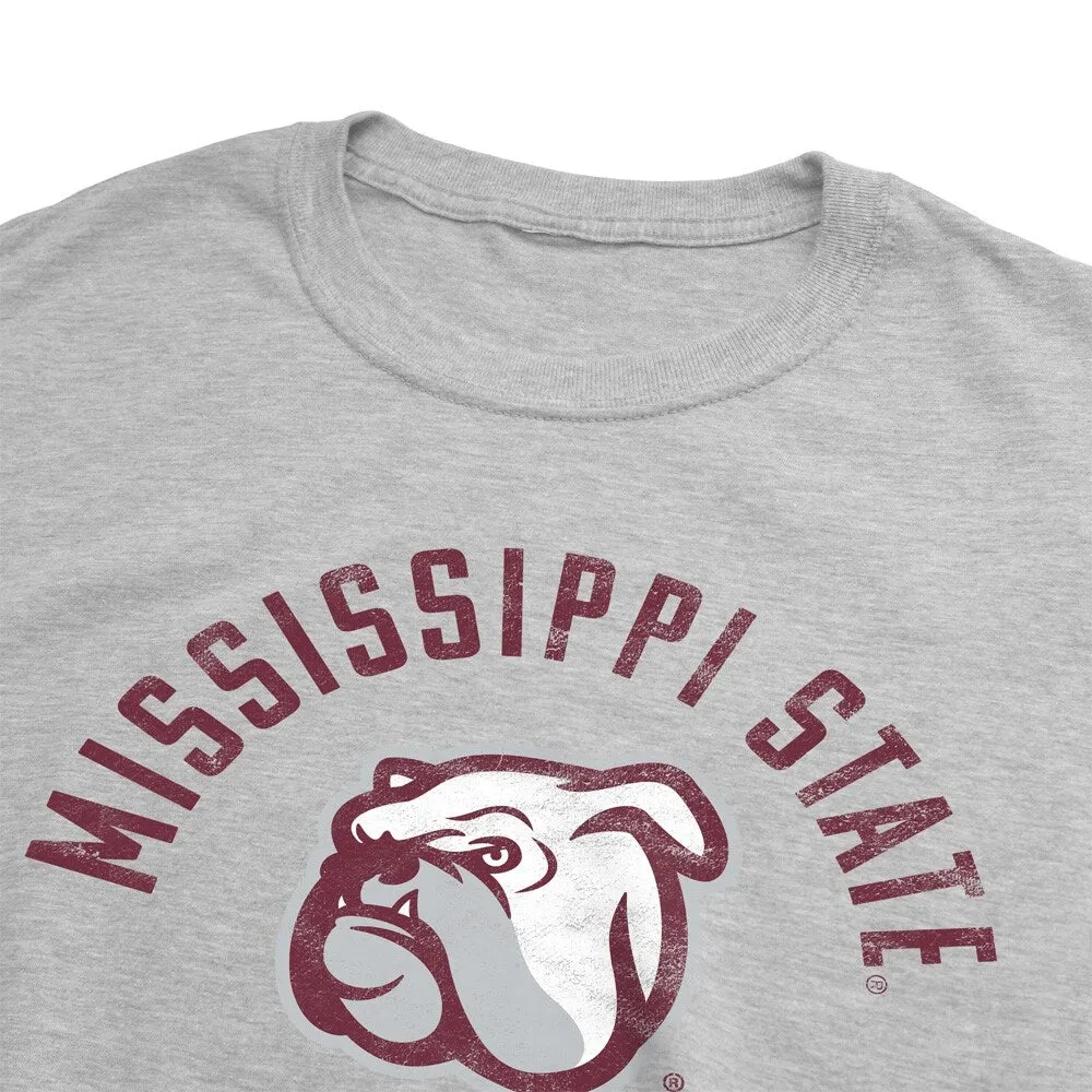 Mississippi State University Bulldogs Unisex Adult Heathered Premium T Shirt sold by Zulily product image thumbnail 4