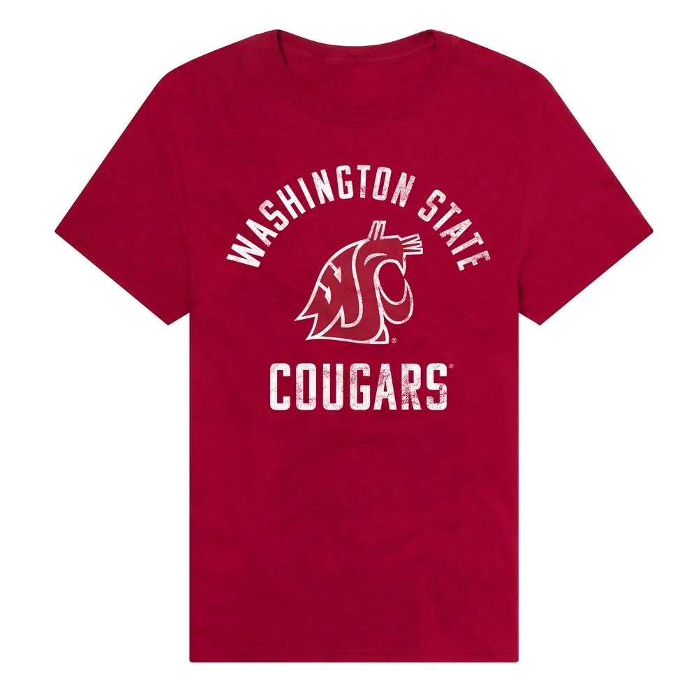 Washington State University Cougars Unisex Adult Heathered Premium T Shirt sold by Zulily