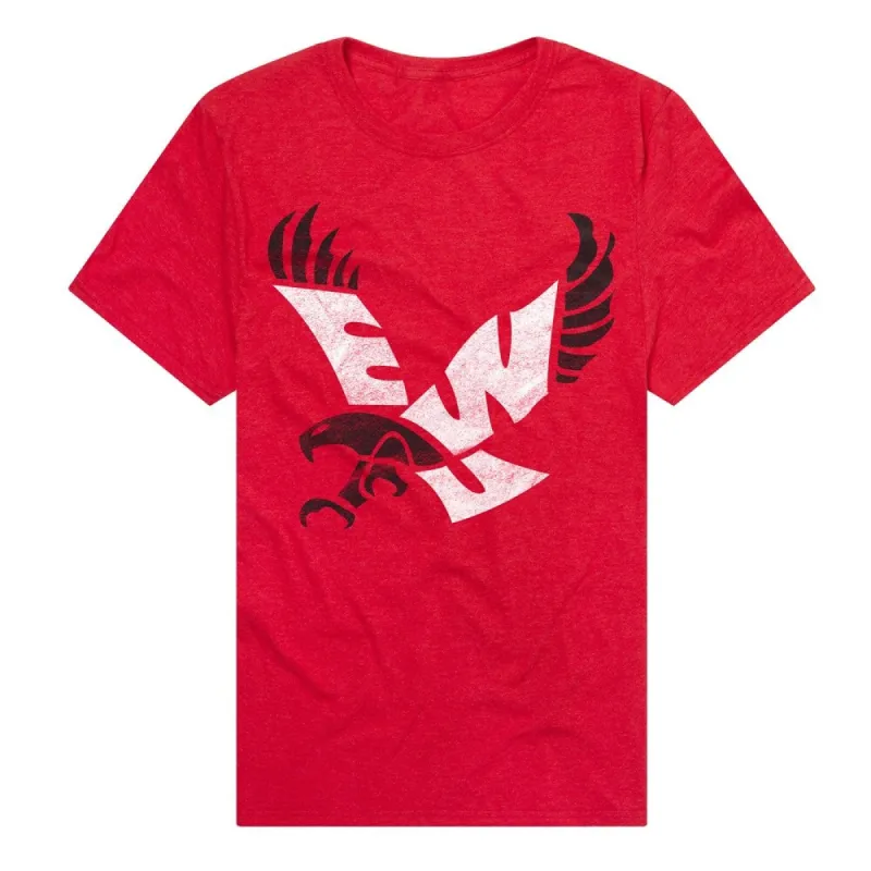 Eastern Washington University Primary Logo Unisex Adult Heathered Premium T Shirt sold by Zulily