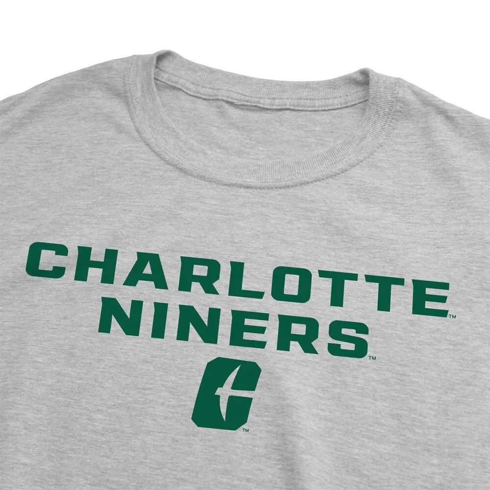 University of North Carolina Charlotte Stacked Unisex Adult Heathered Premium T Shirt sold by Zulily product image thumbnail 3