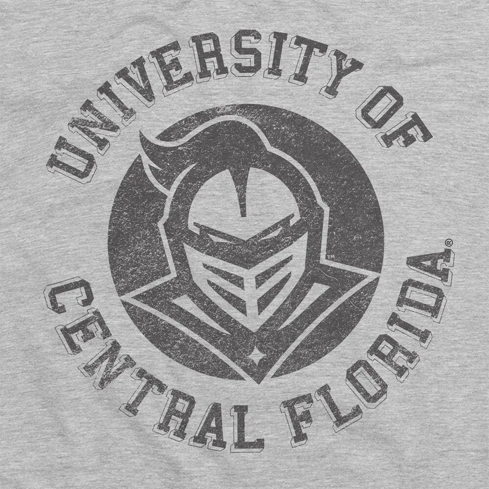 University of Central Florida Classic Retro Stamp Logo Unisex Adult Heathered Premium T Shirt sold by Zulily product image thumbnail 2