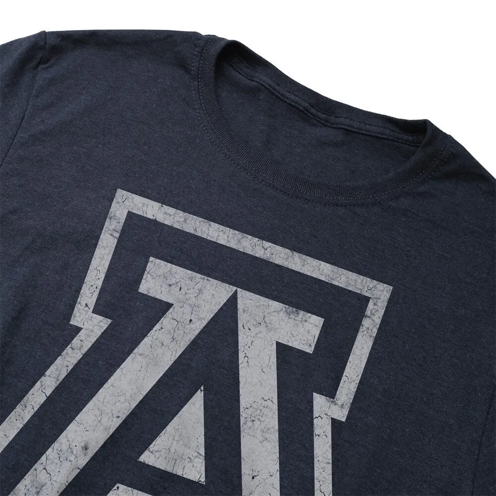 University of Arizona Simple Distressed Unisex Adult Heathered Premium T Shirt sold by Zulily product image thumbnail 5