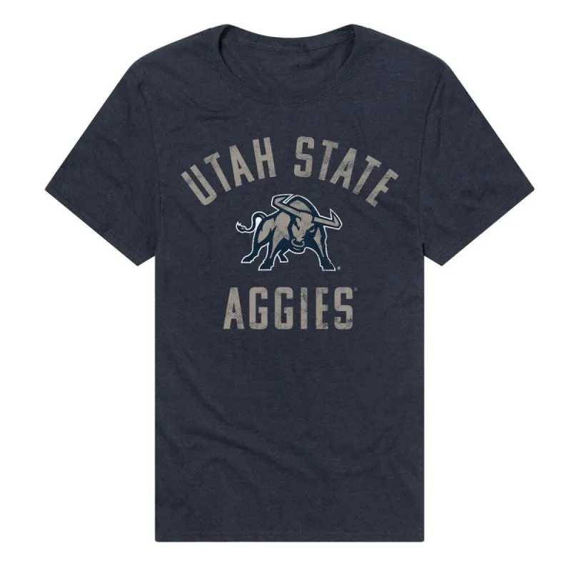 Utah State University Aggies Unisex Adult Heathered Premium T Shirt sold by Zulily