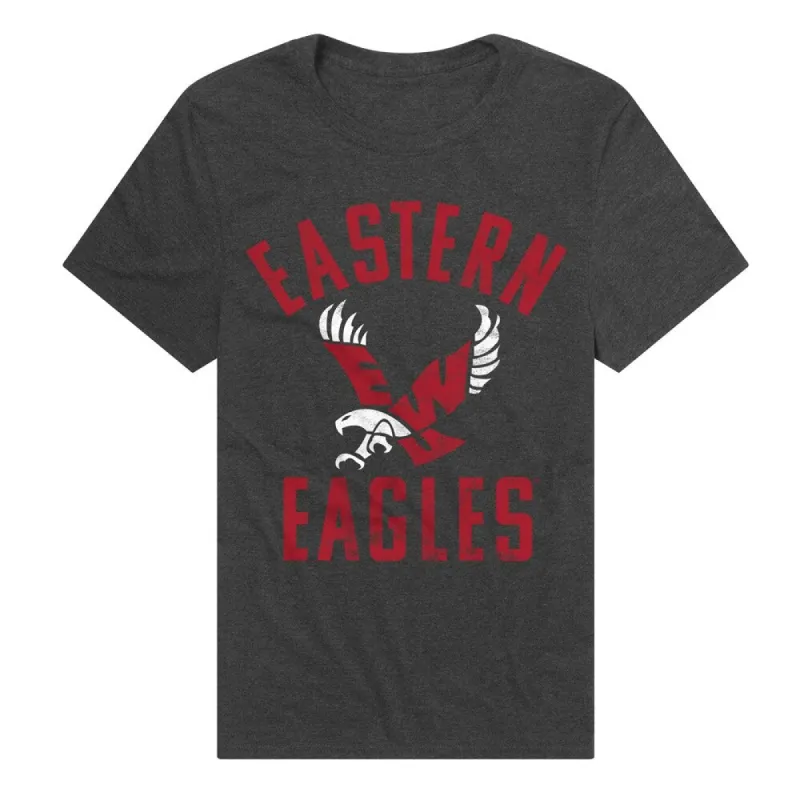 Eastern Washington University Eagles Unisex Adult Heathered Premium T Shirt sold by Zulily