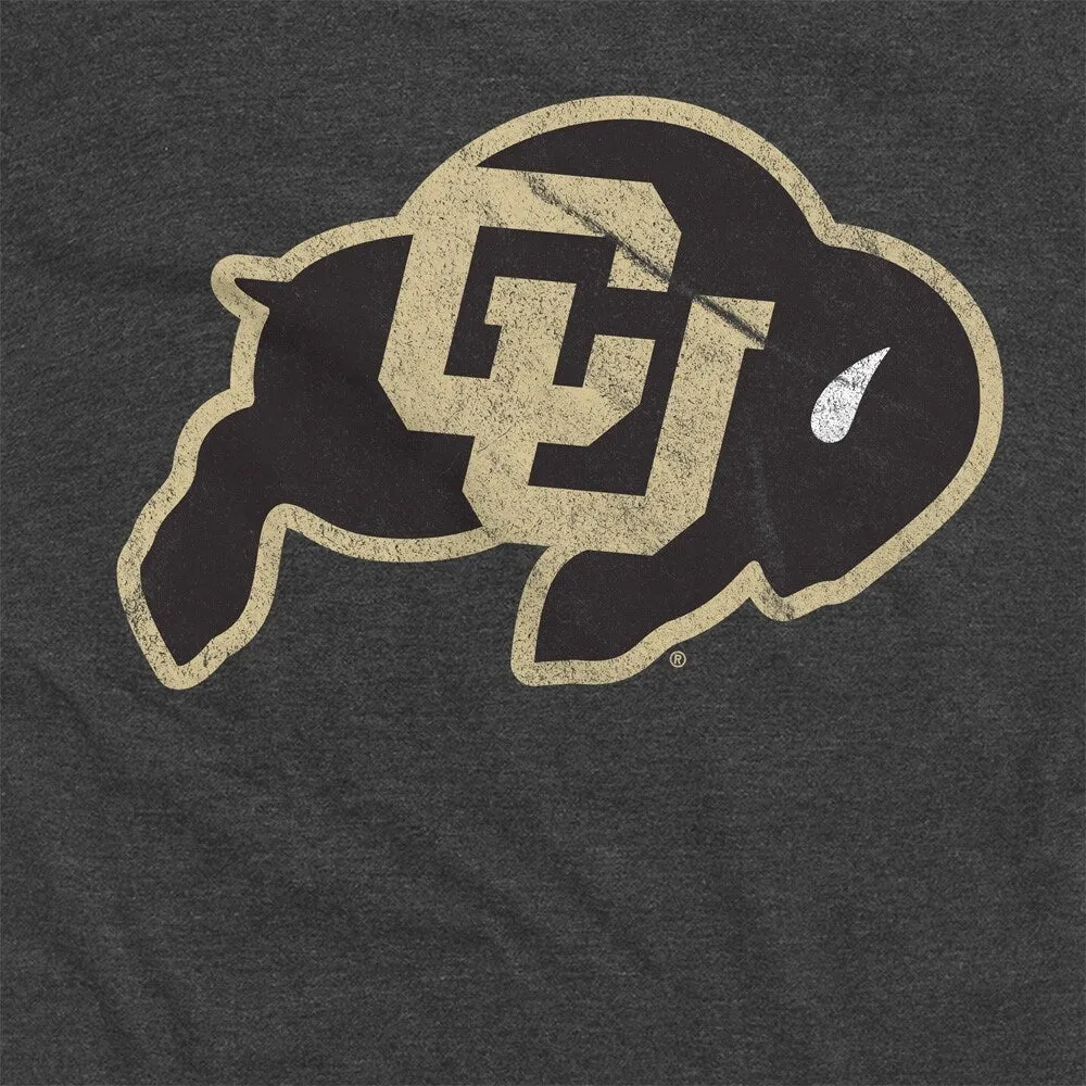 University of Colorado Primary Logo Unisex Adult Heathered Premium T Shirt sold by Zulily product image thumbnail 3