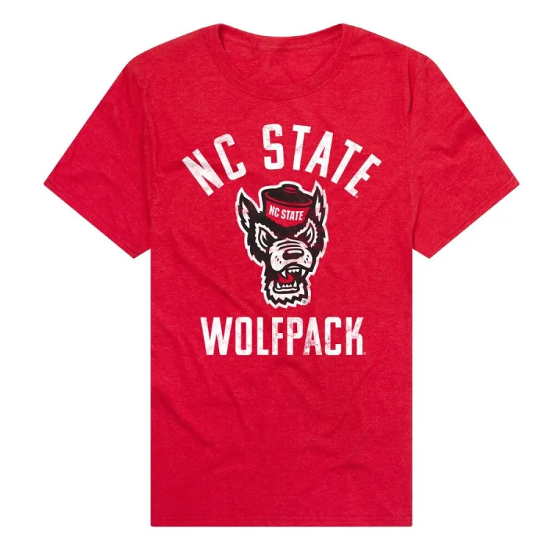 North Carolina State University Nc State Wolfpack Unisex Adult Heathered Premium T Shirt sold by Zulily