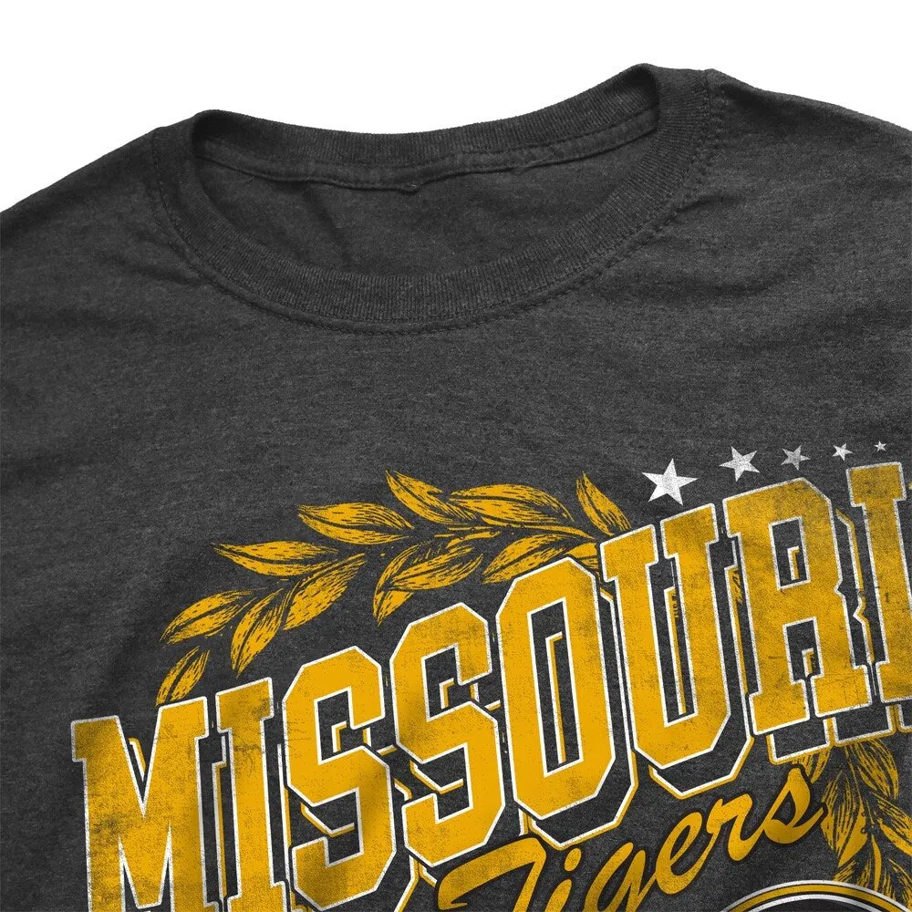 Mizzou Tigers Football Unisex Adult Heathered Premium T Shirt sold by Zulily product image thumbnail 2