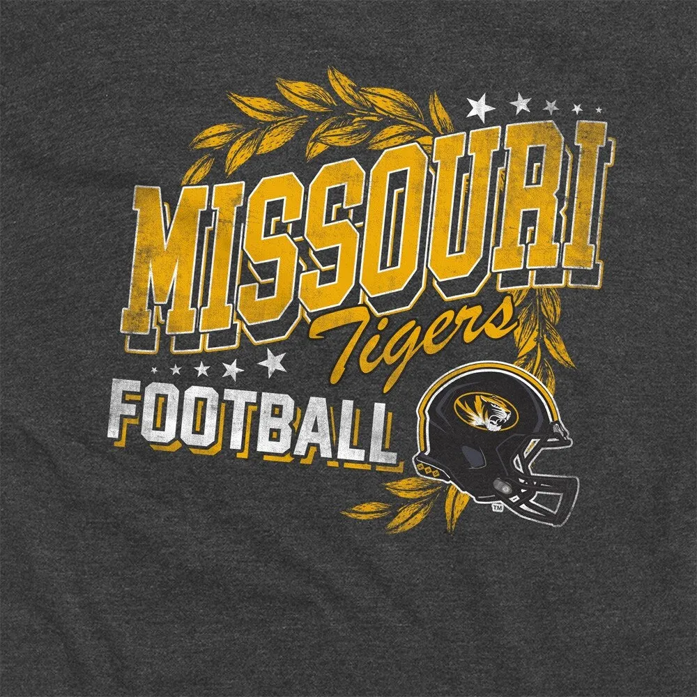 Mizzou Tigers Football Unisex Adult Heathered Premium T Shirt sold by Zulily product image thumbnail 4