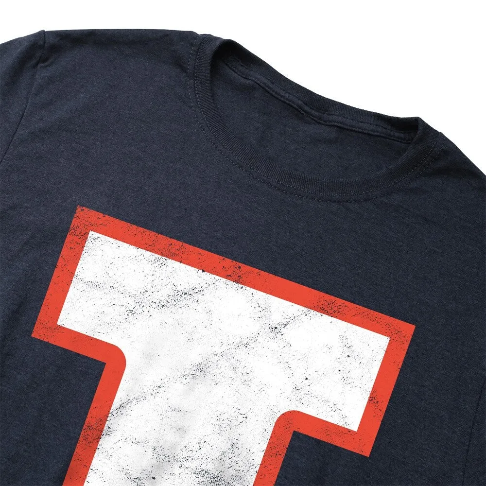 University of Illinois Distressed Primary Logo Unisex Adult Heathered Premium T Shirt sold by Zulily product image thumbnail 2