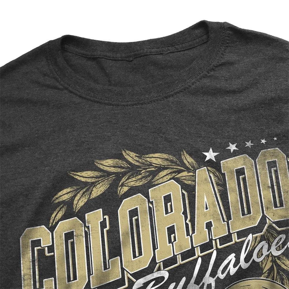 University of Colorado Buffaloes Classic Football Unisex Adult Heathered Premium T Shirt sold by Zulily product image thumbnail 5