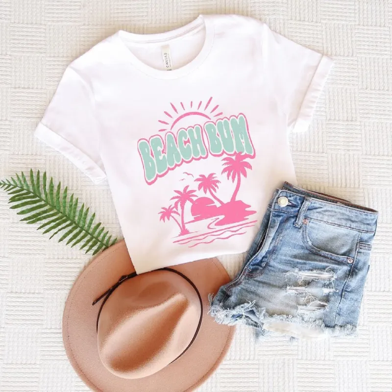 Beach Bum Horizon Short Sleeve Crewnneck Tee sold by Zulily