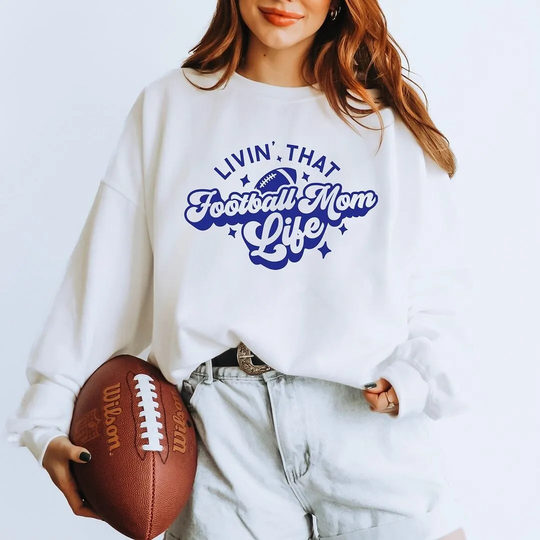Livin' That Football Mom Life Graphic Sweatshirt sold by Zulily product image thumbnail 3