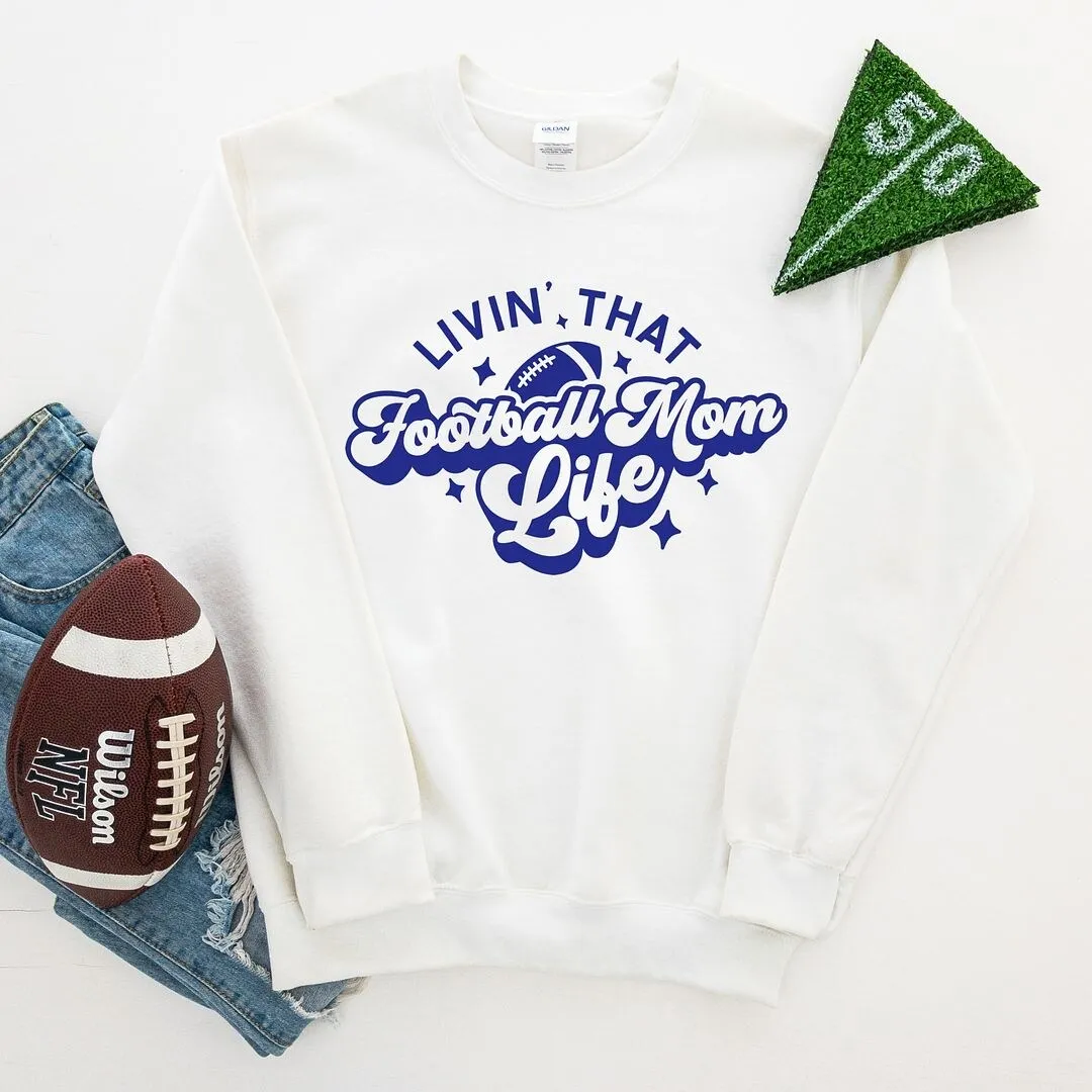 Livin' That Football Mom Life Graphic Sweatshirt sold by Zulily