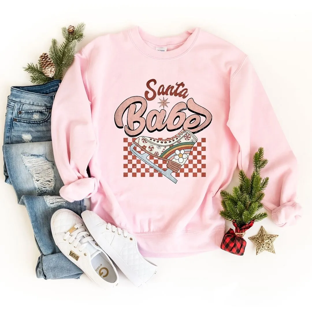 Santa Babe Graphic Sweatshirt sold by Zulily