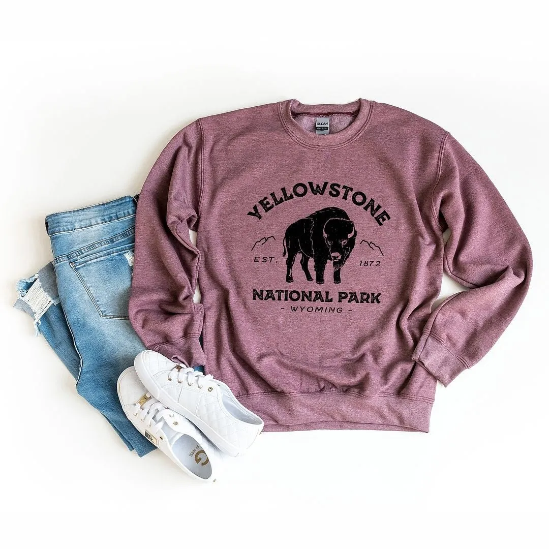 Vintage Yellowstone National Park Graphic Sweatshirt sold by Zulily