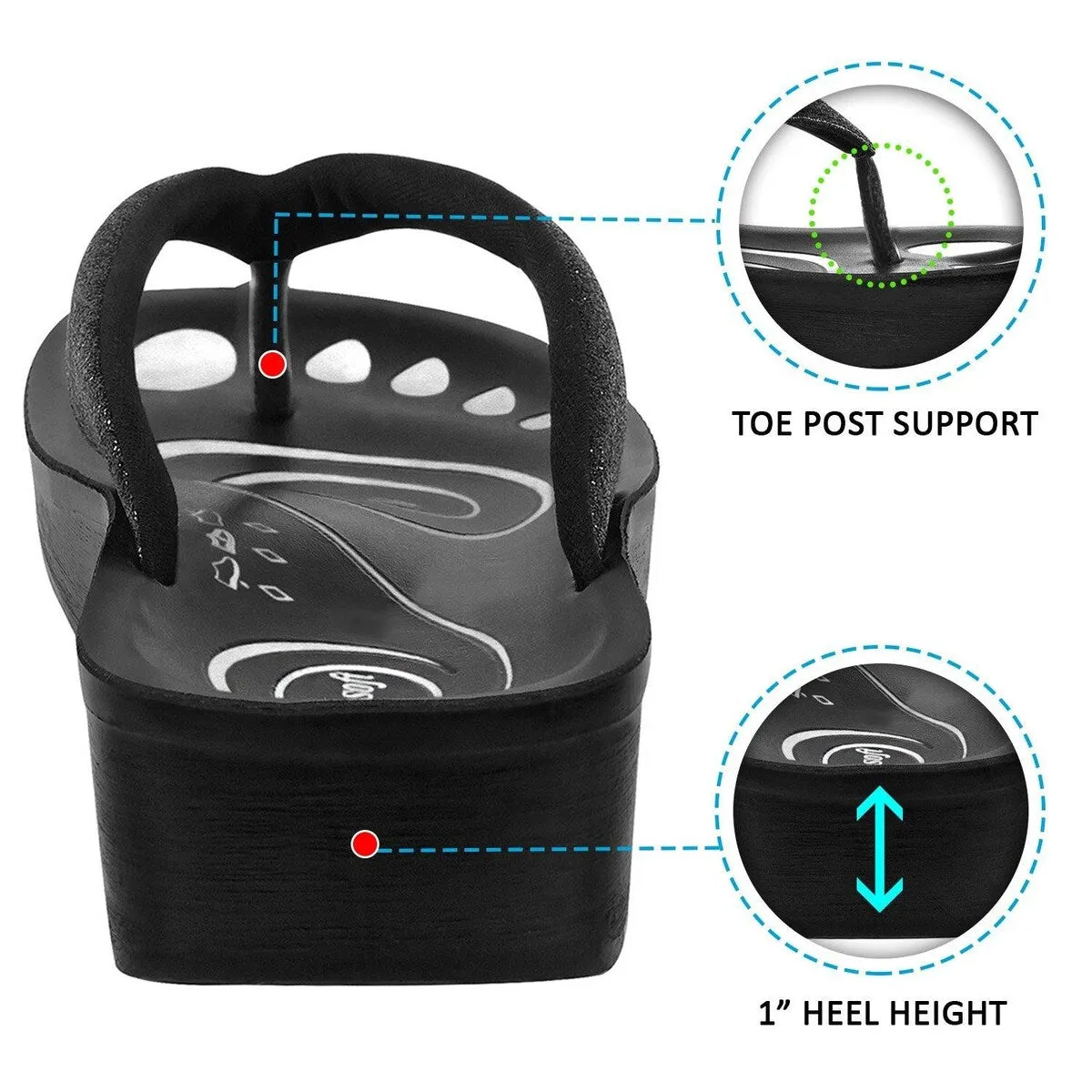 Gliterrati - Womens Thong Sandals - A0825 - Original Aerosoft sold by Zulily product image thumbnail 2