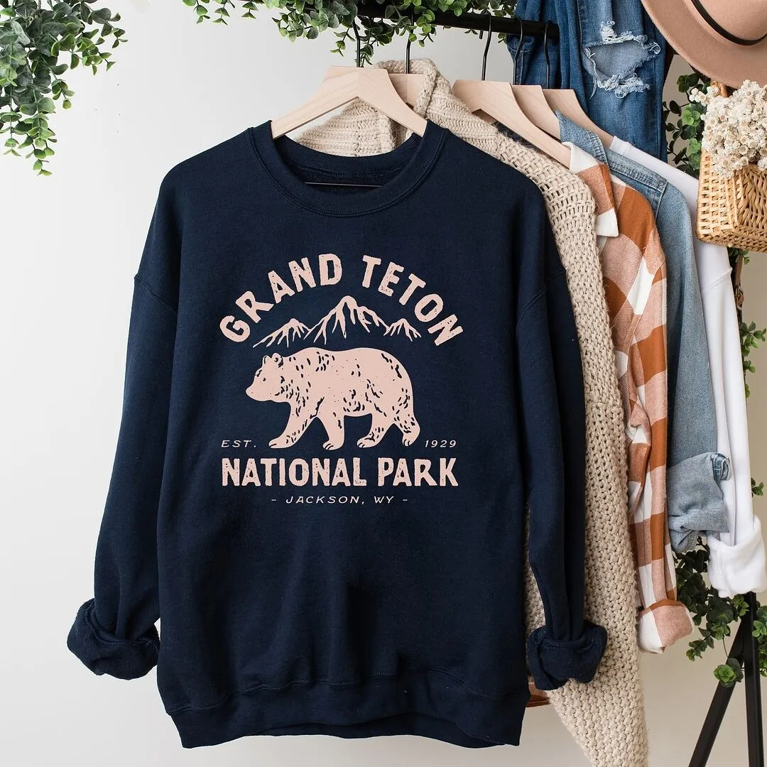 Vintage Grand Teton National Park Graphic Sweatshirt sold by Zulily