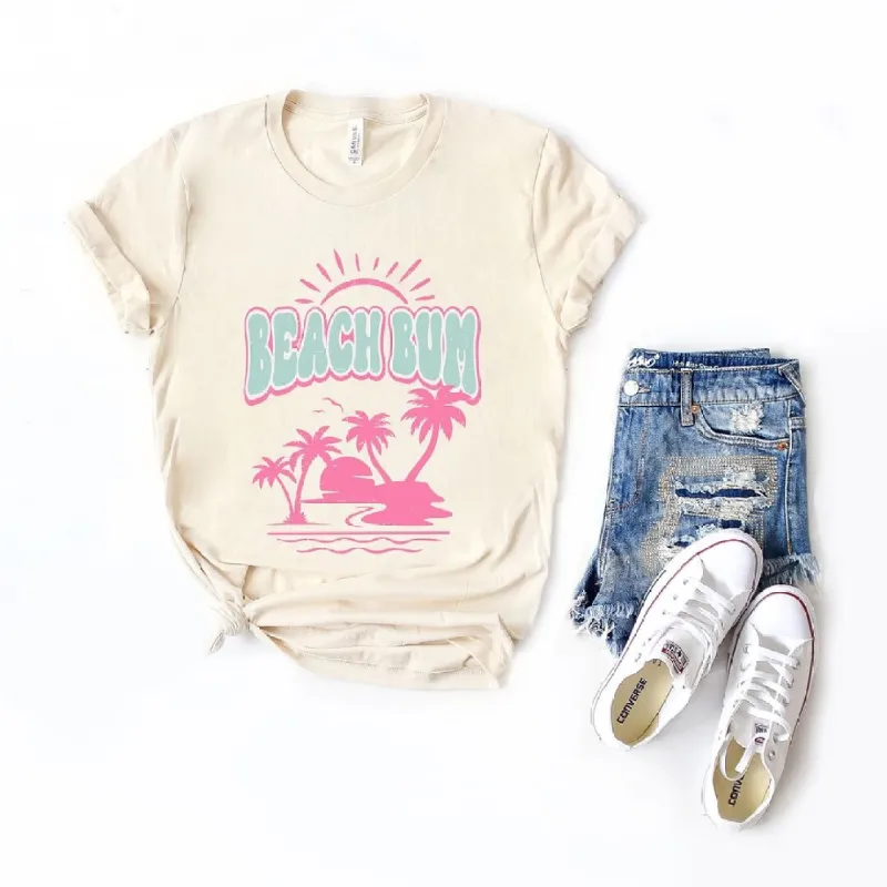 Beach Bum Horizon Short Sleeve Crewnneck Tee sold by Zulily