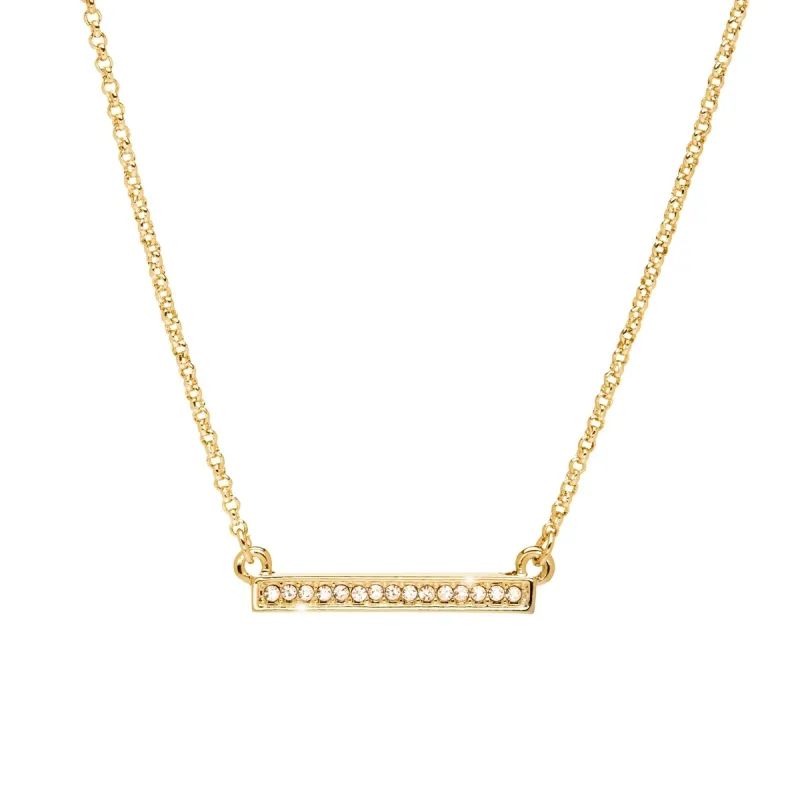 Dainty Crystal Pave Bar Necklace sold by Zulily
