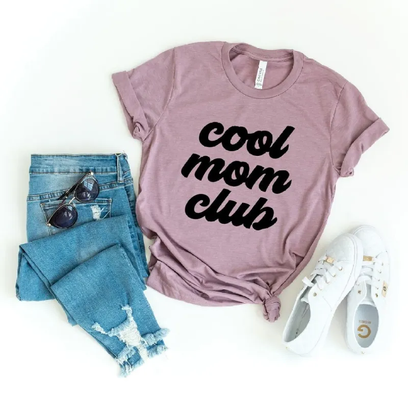 Cool Mom Club Short Sleeve Crewnneck Tee sold by Zulily
