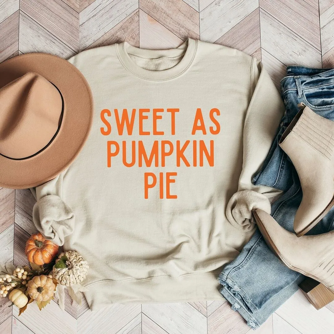 Sweet as Pumpkin Pie Graphic Sweatshirt sold by Zulily