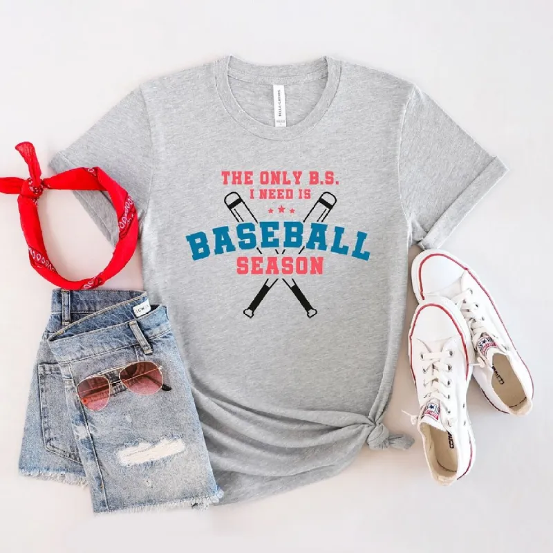 Baseball Season Bats Short Sleeve Crewnneck Tee sold by Zulily