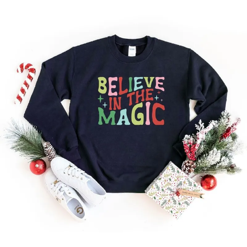 Believe in the Magic Colorful Graphic Sweatshirt sold by Zulily