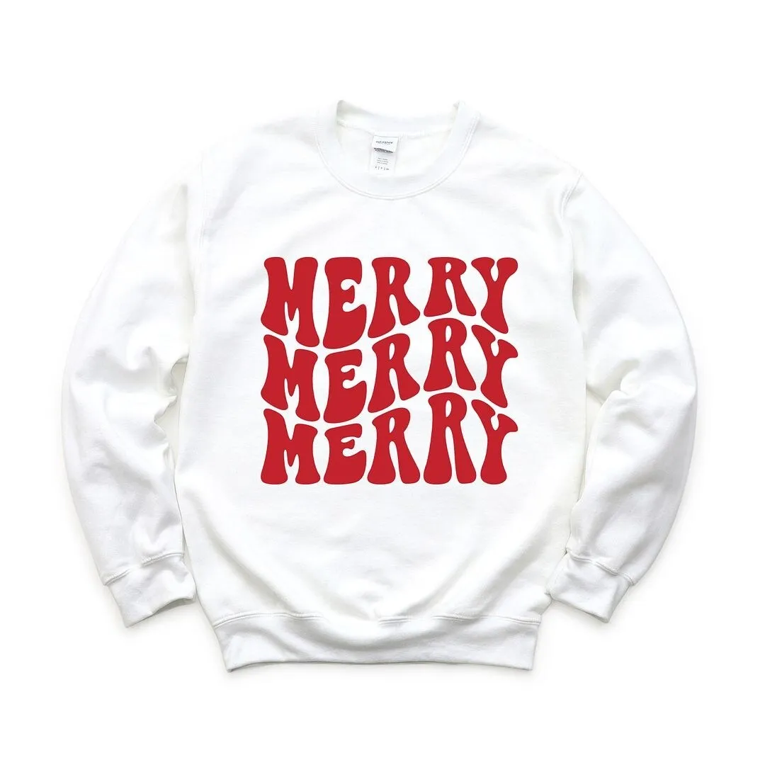 Merry Stacked Graphic Sweatshirt sold by Zulily product image thumbnail 2