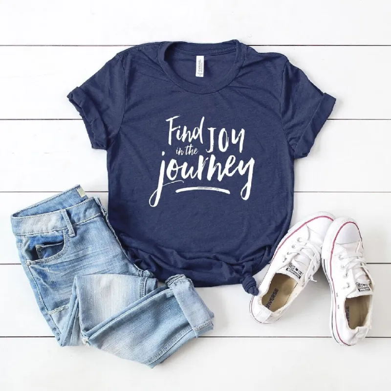 Find Joy in the Journey Short Sleeve Crewnneck Tee sold by Zulily