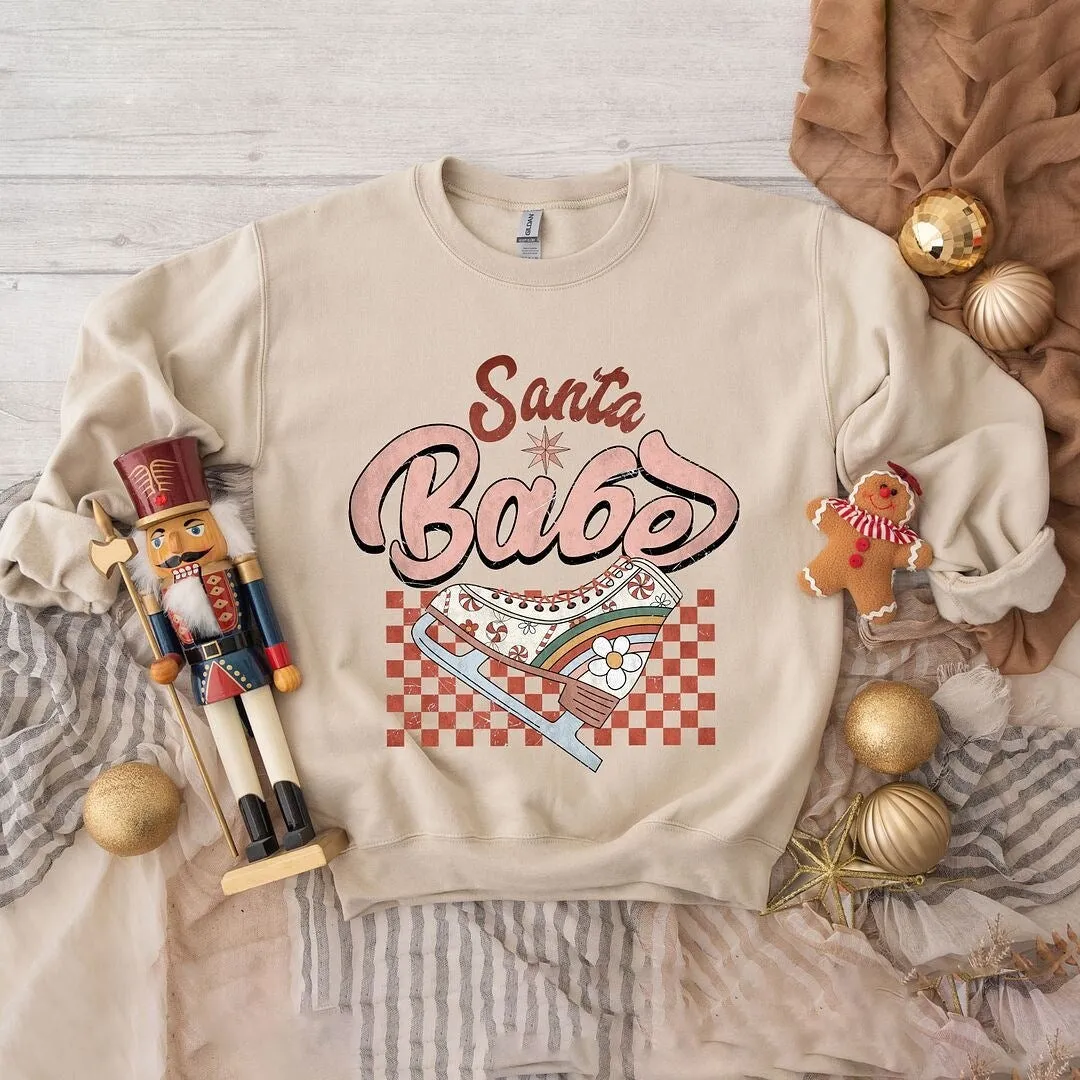 Santa Babe Graphic Sweatshirt sold by Zulily