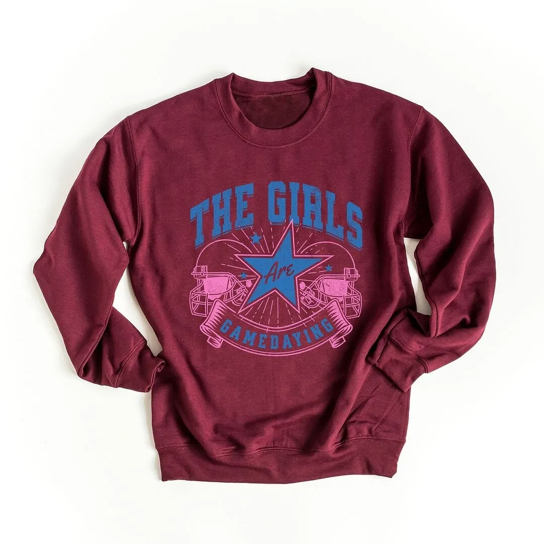 The Girls Are Game Daying Graphic Sweatshirt sold by Zulily product image thumbnail 2