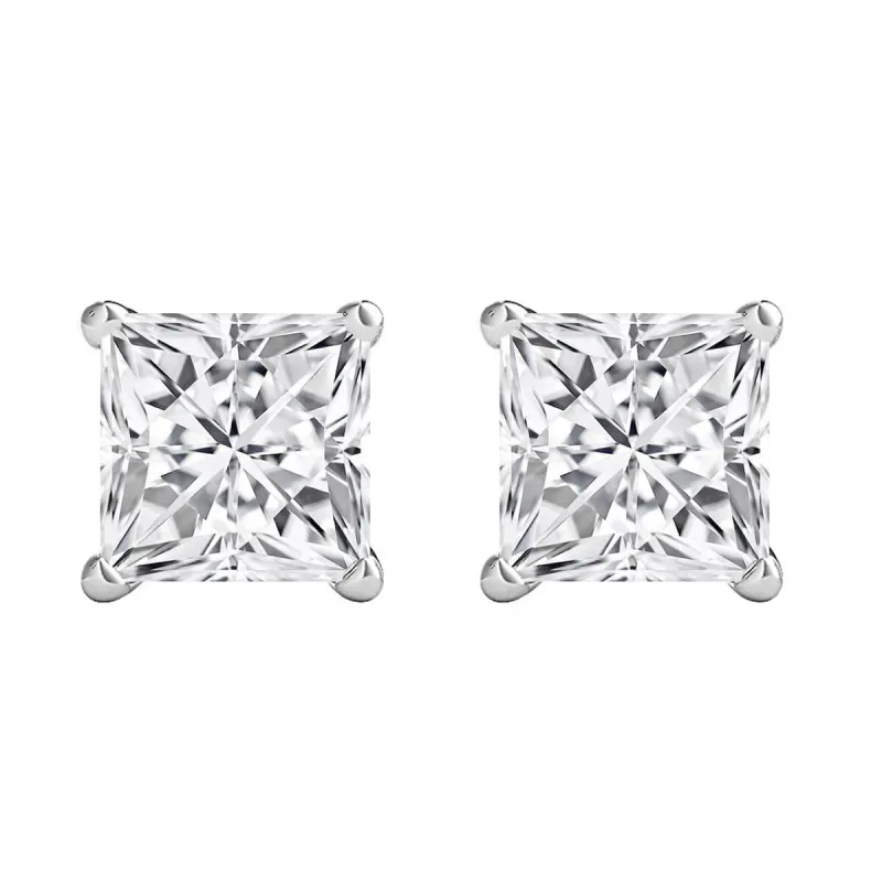 Sterling Silver Natural White Topaz Stud Earrings sold by Zulily