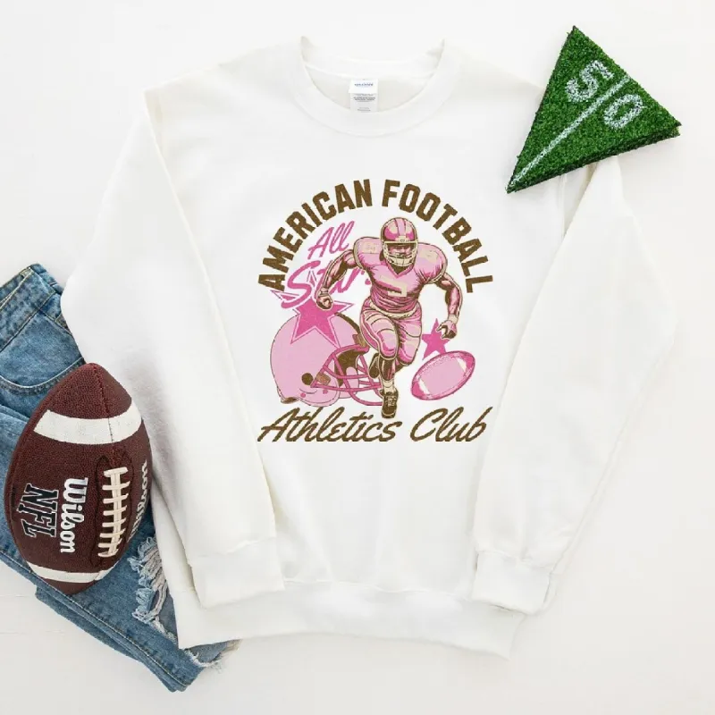 American Football Athletics Club Graphic Sweatshirt sold by Zulily