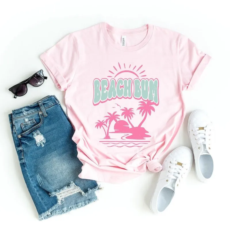 Beach Bum Horizon Short Sleeve Crewnneck Tee sold by Zulily
