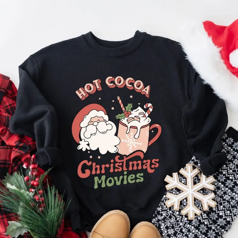 Retro Hot Cocoa Christmas Moves Graphic Sweatshirt sold by Zulily