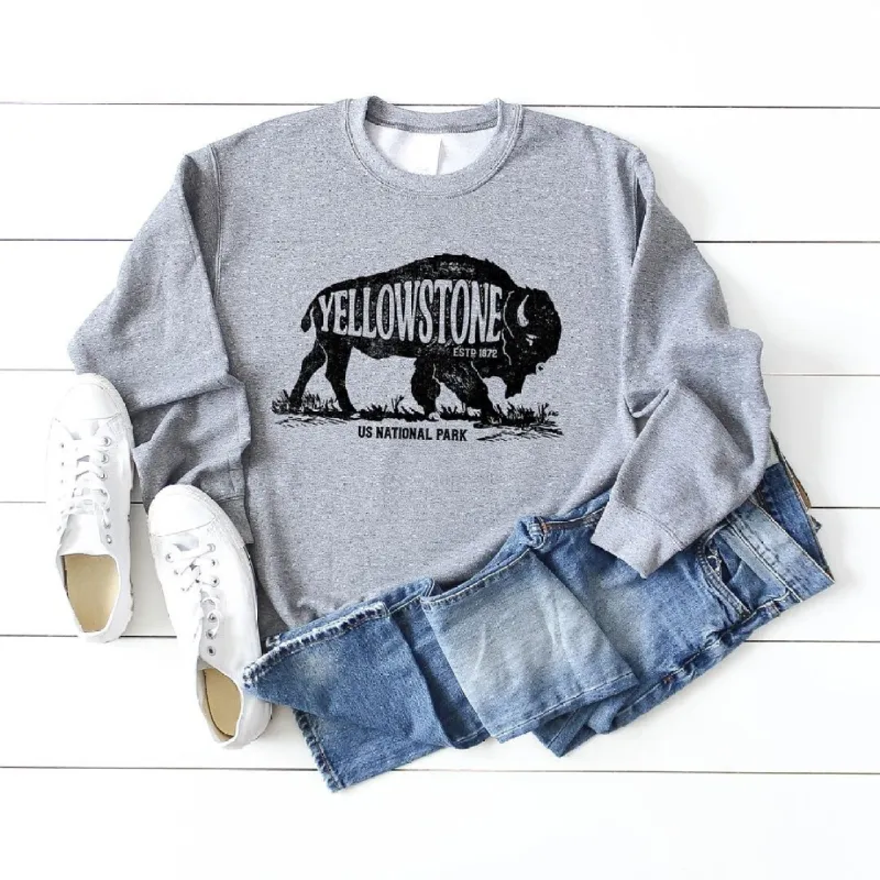 Yellowstone Bison Graphic Sweatshirt sold by Zulily
