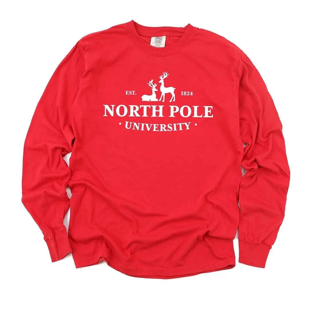 North Pole University Garment Dyed Long Sleeve sold by Zulily product image thumbnail 2