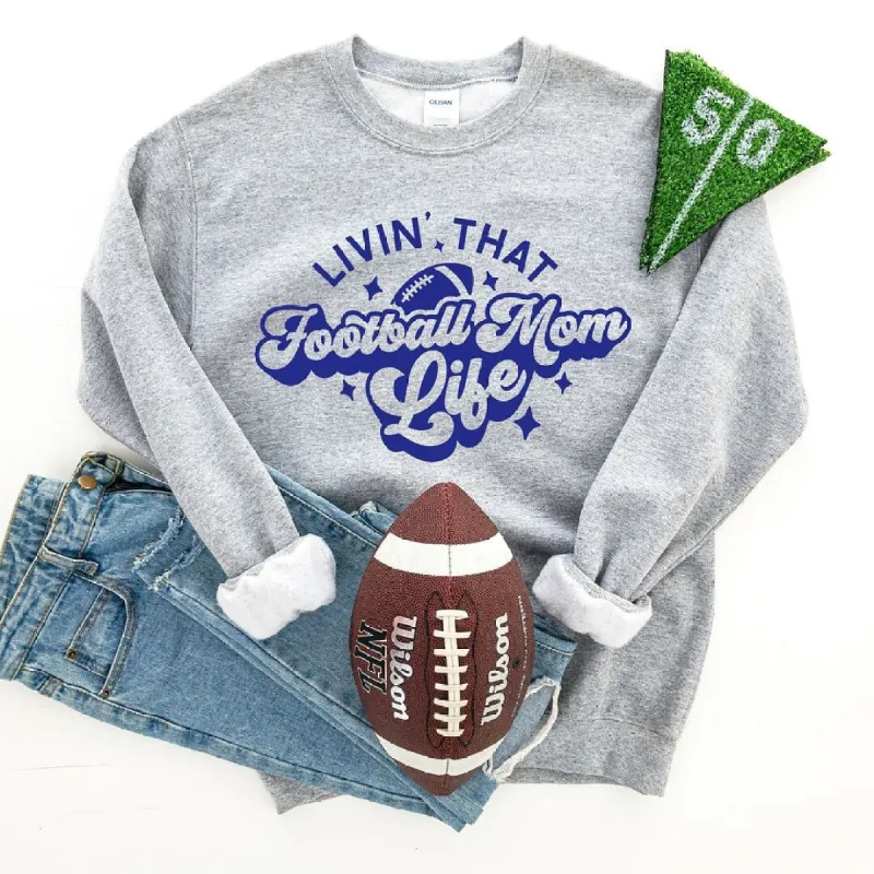 Livin' That Football Mom Life Graphic Sweatshirt sold by Zulily