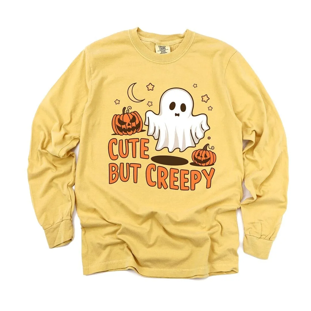 Cute But Creepy Garment Dyed Long Sleeve sold by Zulily product image thumbnail 2