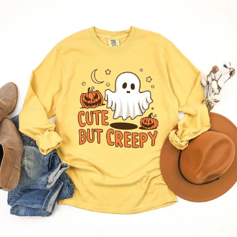 Cute But Creepy Garment Dyed Long Sleeve made by Zulily