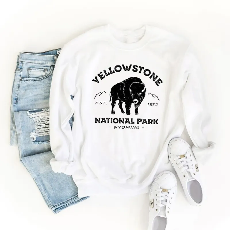 Vintage Yellowstone National Park Graphic Sweatshirt sold by Zulily