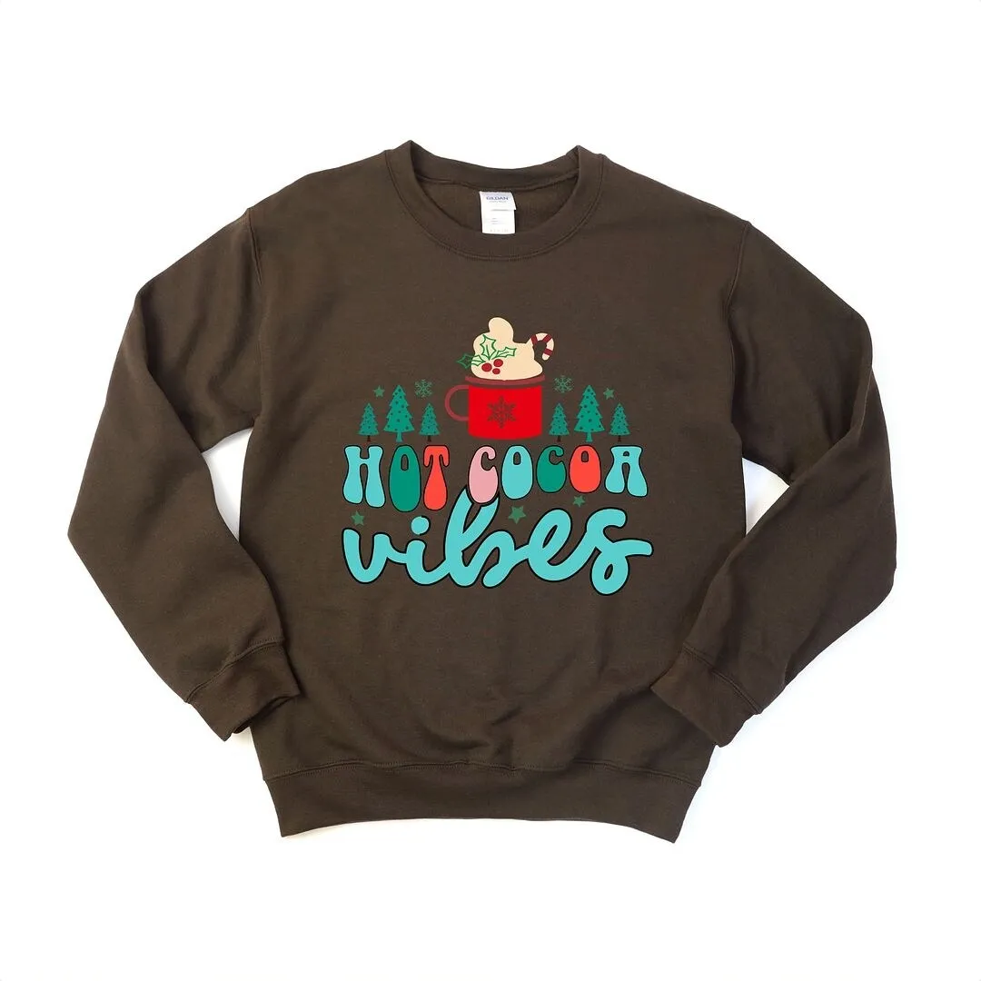 Retro Hot Cocoa Vibes Graphic Sweatshirt sold by Zulily product image thumbnail 2