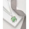 Crystal Four Leaf Clover Pendant Necklace sold by Zulily