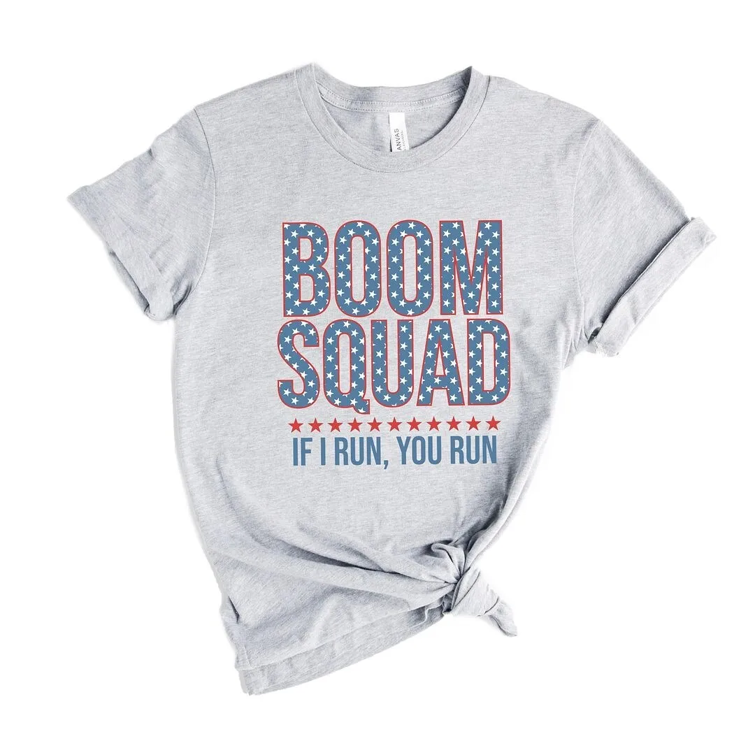 Boom Squad Varsity Stars Short Sleeve Crewnneck Tee sold by Zulily product image thumbnail 2