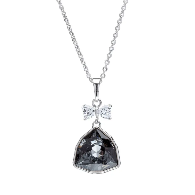 Silvernight Swarovski Crystal Pendant Necklace With Bow sold by Zulily